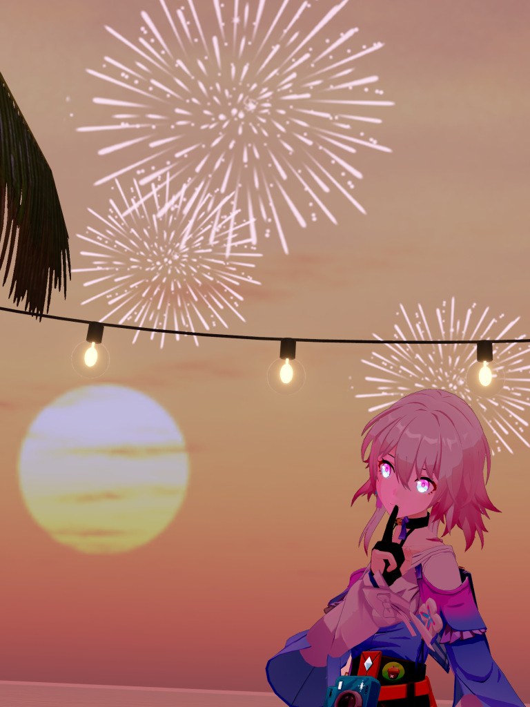 『日落，烟火与她』